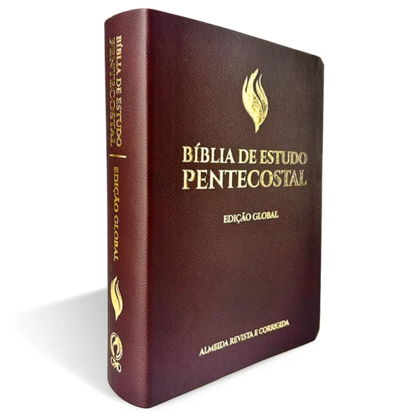 BÍBLIA DE ESTUDO PENTECOSTAL |GRANDE LUXO| MARROM (EDICAO GLOBAL)