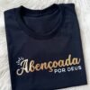 Tshirt Algodão Premium Abençoada Por Deus | Preto - Imagem 2