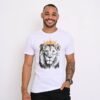 Camiseta Masculina Leão Yeshua |Branco - Imagem 3