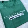 Tshirt 100% Algodão O Senhor é Meu Pastor | Verde - Imagem 2