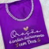 Blusa Bordada Oração | Roxo - Imagem 2
