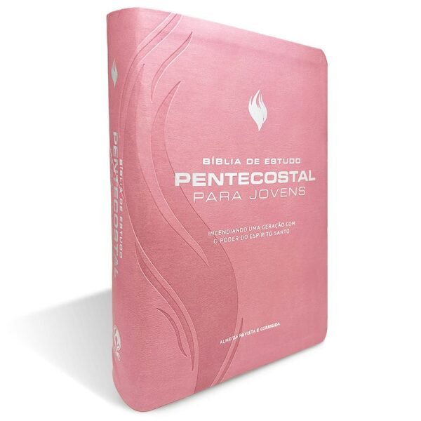 Bíblia de Estudo Pentecostal para Jovens |Média |Rosa|ARC