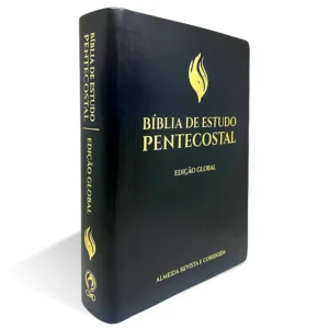 BÍBLIA DE ESTUDO PENTECOSTAL |GRANDE LUXO| PRETA| (EDICAO GLOBAL)