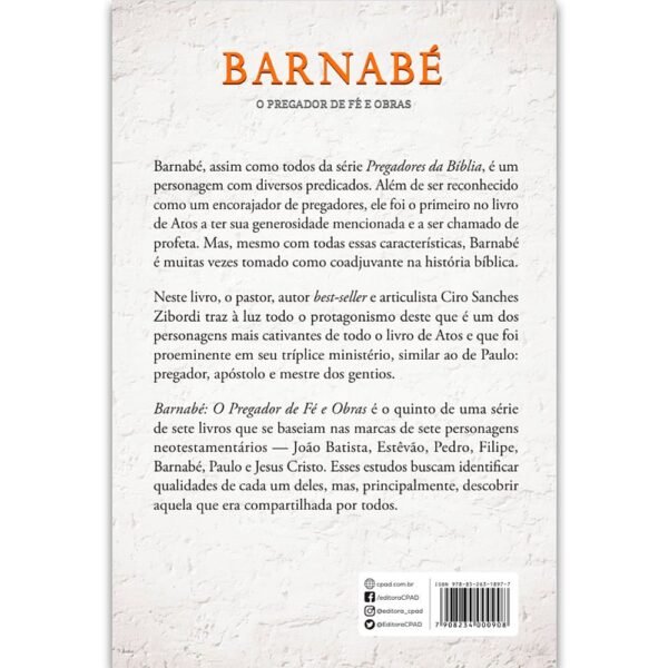 Barnabé | O pregador de fé e obras| Ciro Sanches Zibordi - Imagem 2
