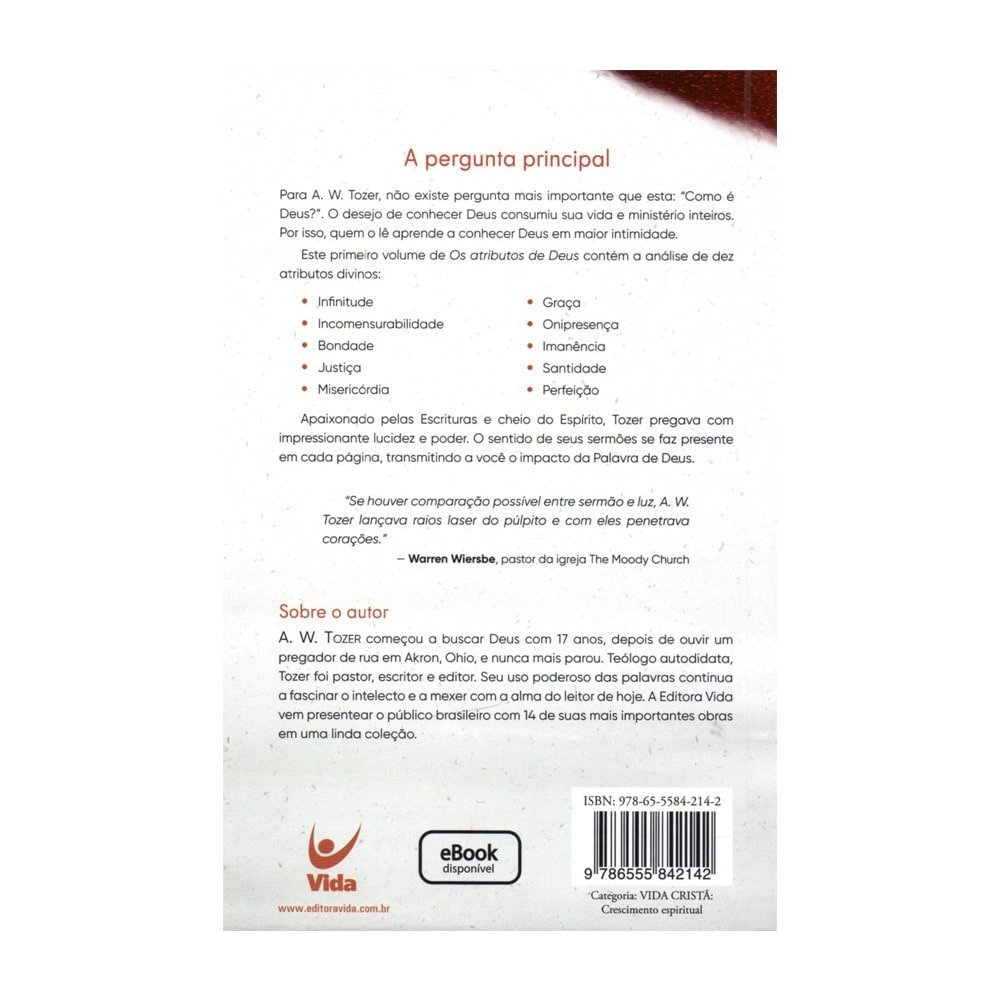 Os Atributos de Deus I| A. W. Tozer - Imagem 3
