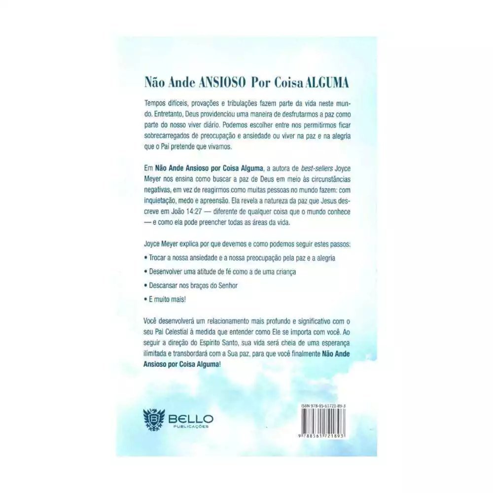 Não Ande Ansioso por Coisa Alguma| Joyce Meyer - Imagem 3