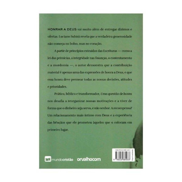 Uma Questão de Honra| Luciano Subirá - Imagem 4