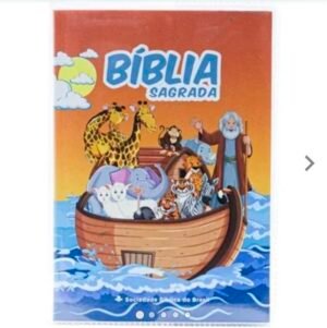 Bíblia Infantil para Evangelização com Adesivos| SBB|NAA|Arca.
