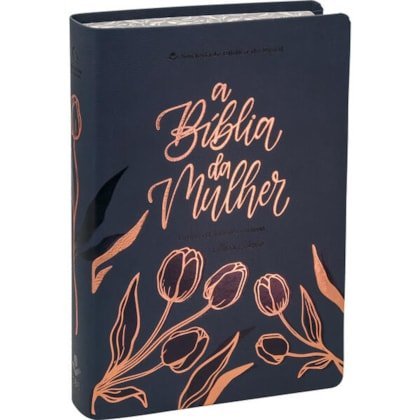 Bíblia de Estudo da Mulher | NAA| SBB|Tulipa Azul Aston.