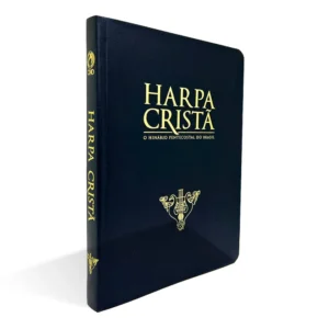 Harpa Cristã Semi Luxo Grande Preta
