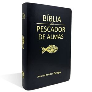 Bíblia do Pescador de Almas| Média| Luxo| Preta|ARC