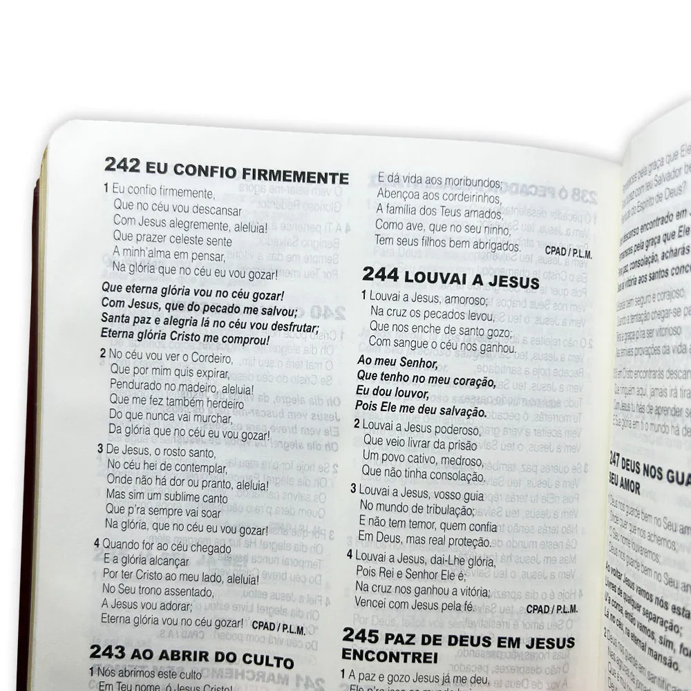 BIBLIA DE ESTUDO PENTECOSTAL MEDIA LUXO HARPA CRISTA PRETA - Imagem 4