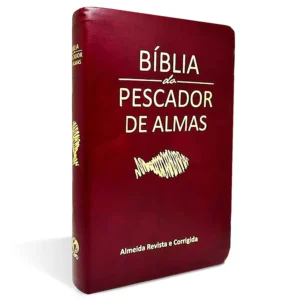 BIBLIA DO PESCADOR DE ALMAS MEDIA LUXO VINHO