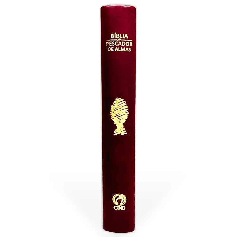 BIBLIA DO PESCADOR DE ALMAS MEDIA LUXO VINHO - Imagem 2