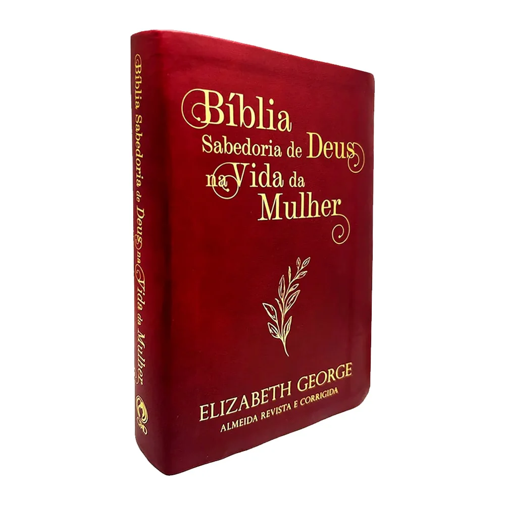 BIBLIA SABEDORIA DE DEUS NA VIDA DA MULHER MEDIA LUXO VINHO