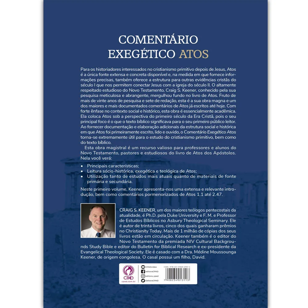 COMENTARIO EXEGETICO ATOS - VOLUME 01 - Imagem 2