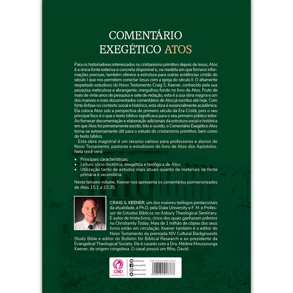 COMENTARIO EXEGETICO ATOS - VOLUME 03 - Imagem 2