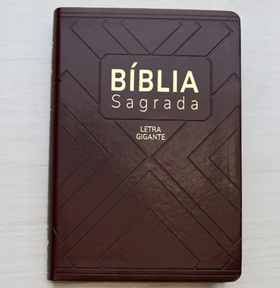 Bíblia Dagrada| Letra Gigante| NAA| CP SINT NOBRE MARROM C/INDECE - Imagem 2