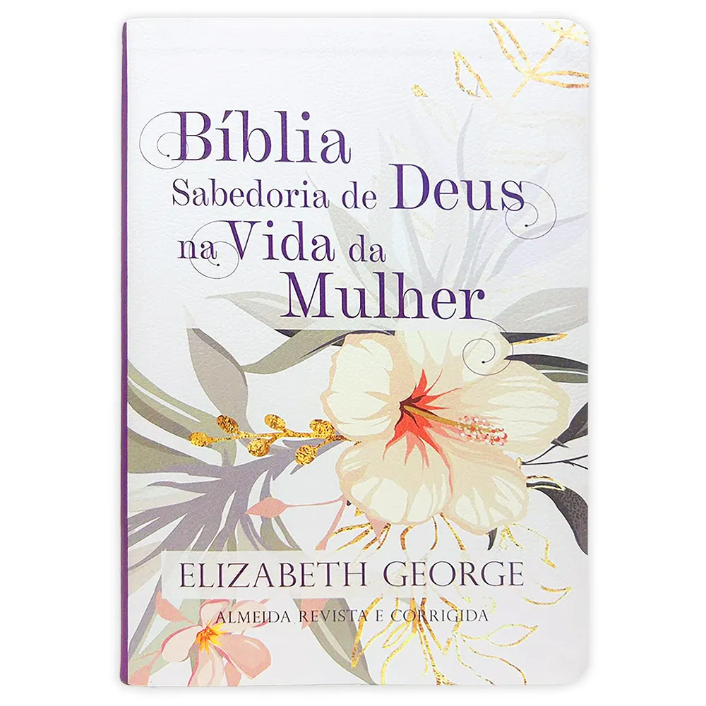 BIBLIA SABEDORIA DE DEUS NA VIDA DA MULHER MEDIA LUXO FLORAL - Imagem 4