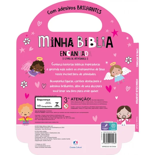 Minha Biblia Encantada - Com Adesivos Brilhantes e Atividades Incriveis - Imagem 2