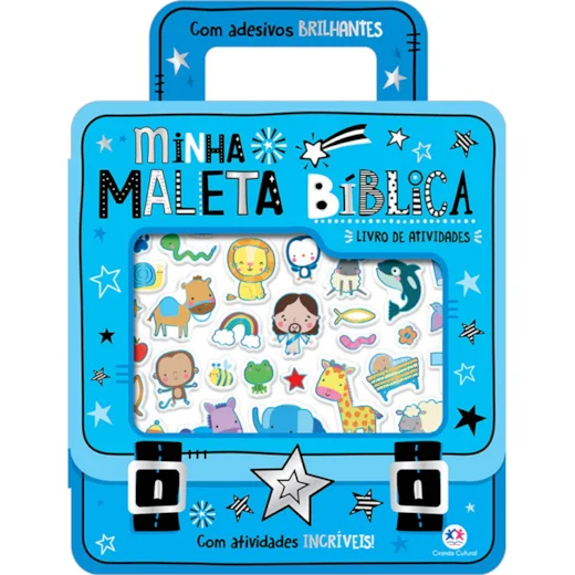 Minha Maleta Biblica - Com Adesivos Brilhantes e Atividades Incriveis