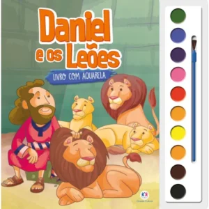 Daniel e os leoes-Aquarela